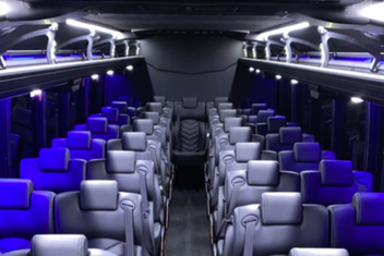 New Orleans Charter Bus Interior