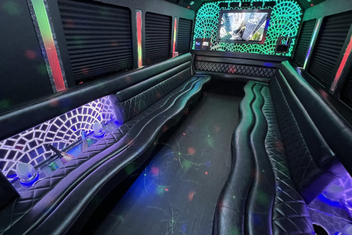New Orleans Limo Bus Interior