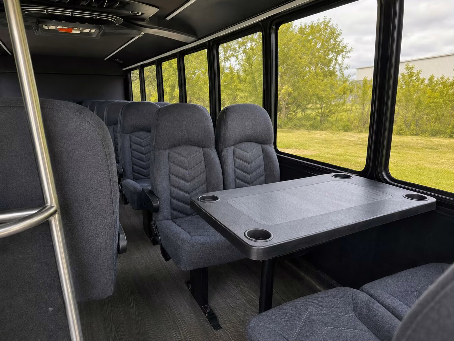 15 passenger minibus inside