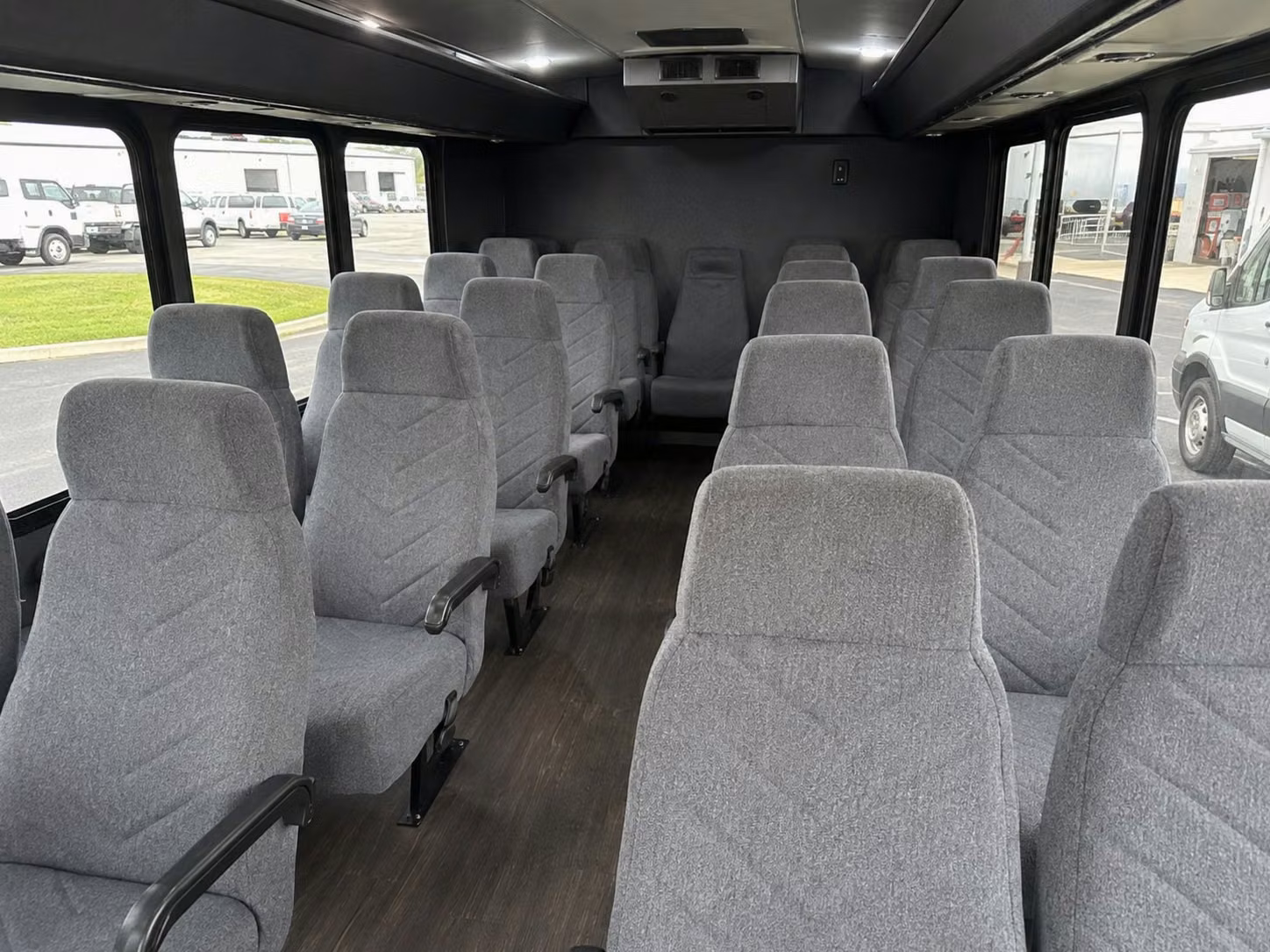 18 passenger minibus interior