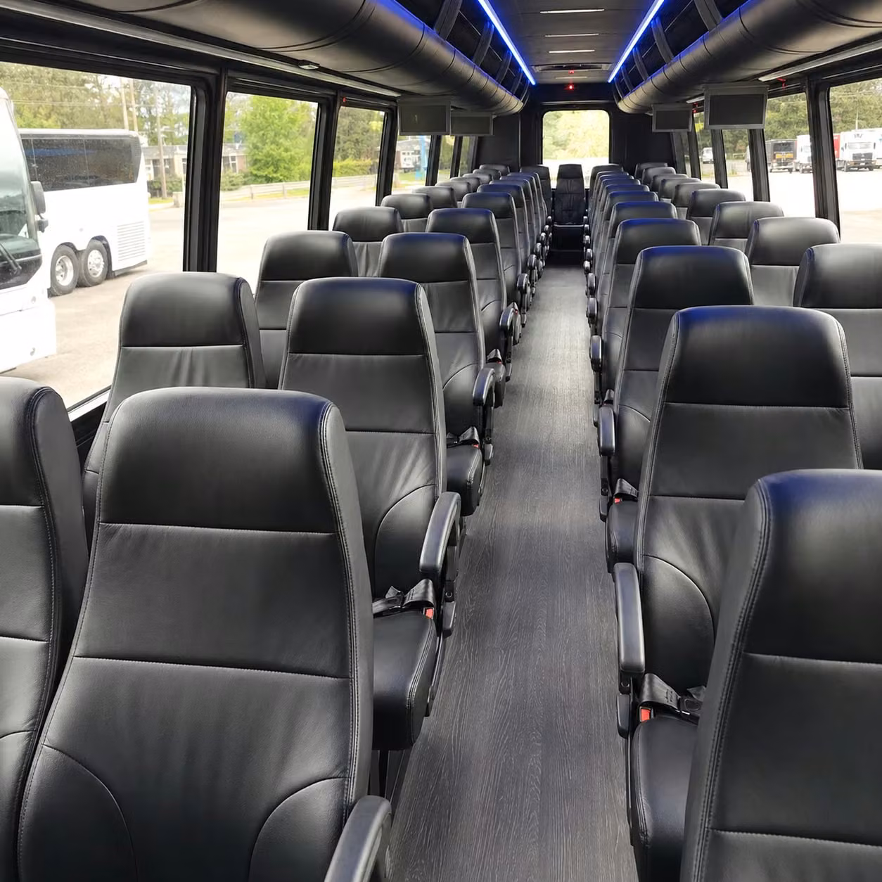 25 passenger minibus interior
