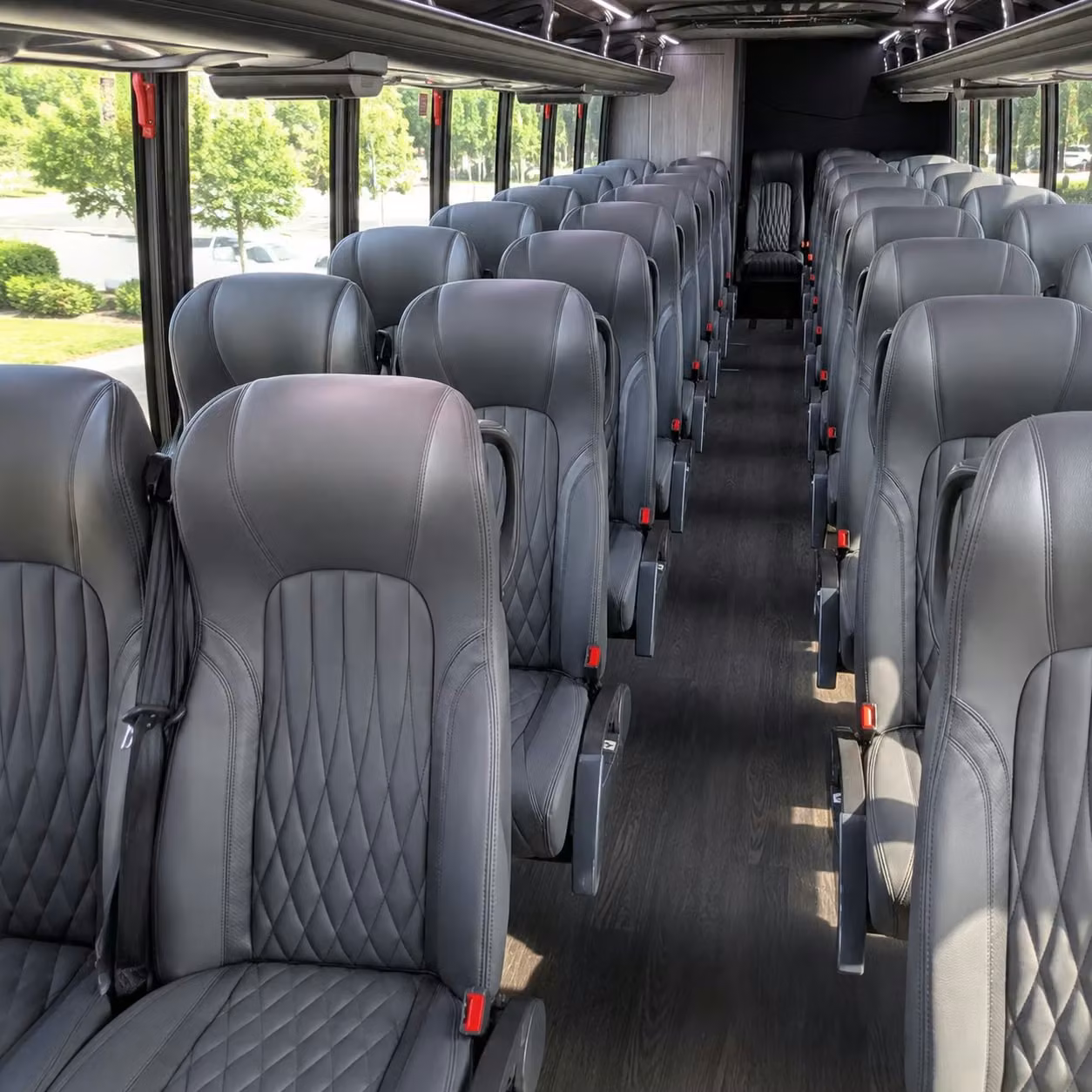 28 passenger minibus interior