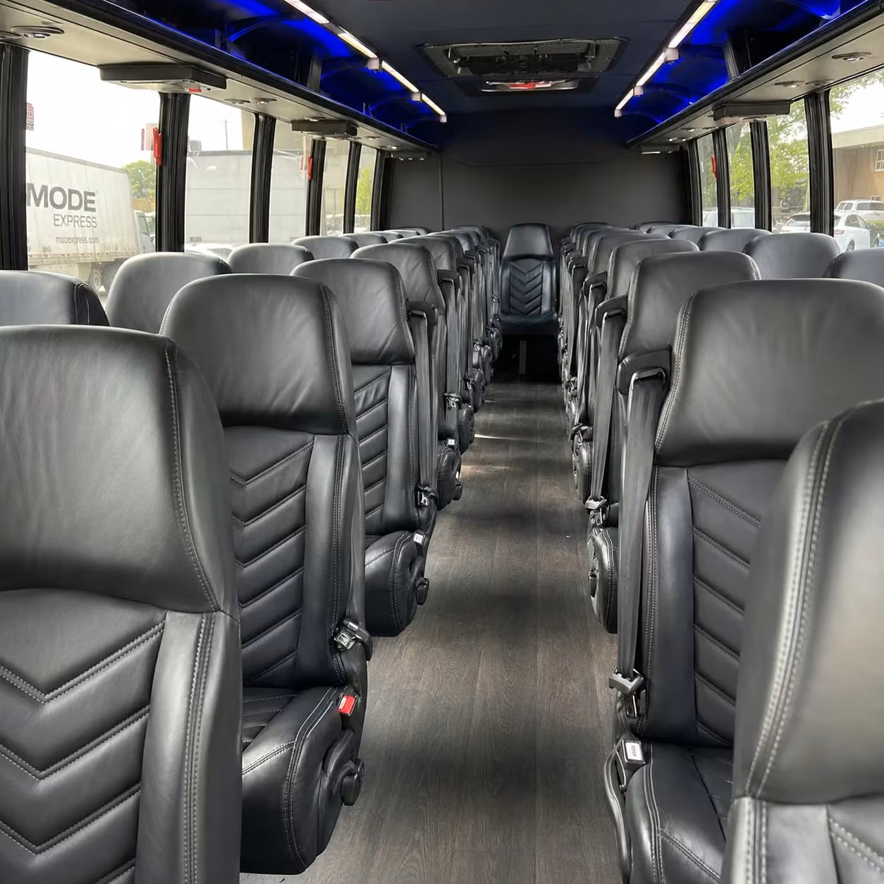 35 passenger minibus interior