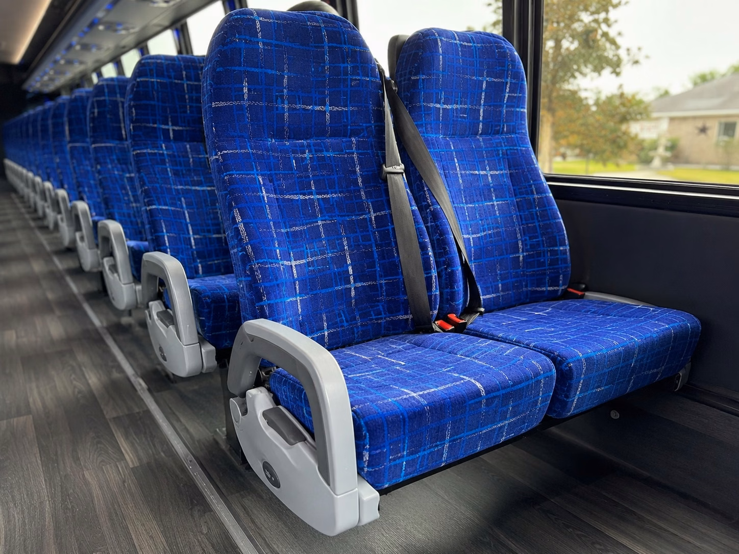 new orleans charter bus rental interior