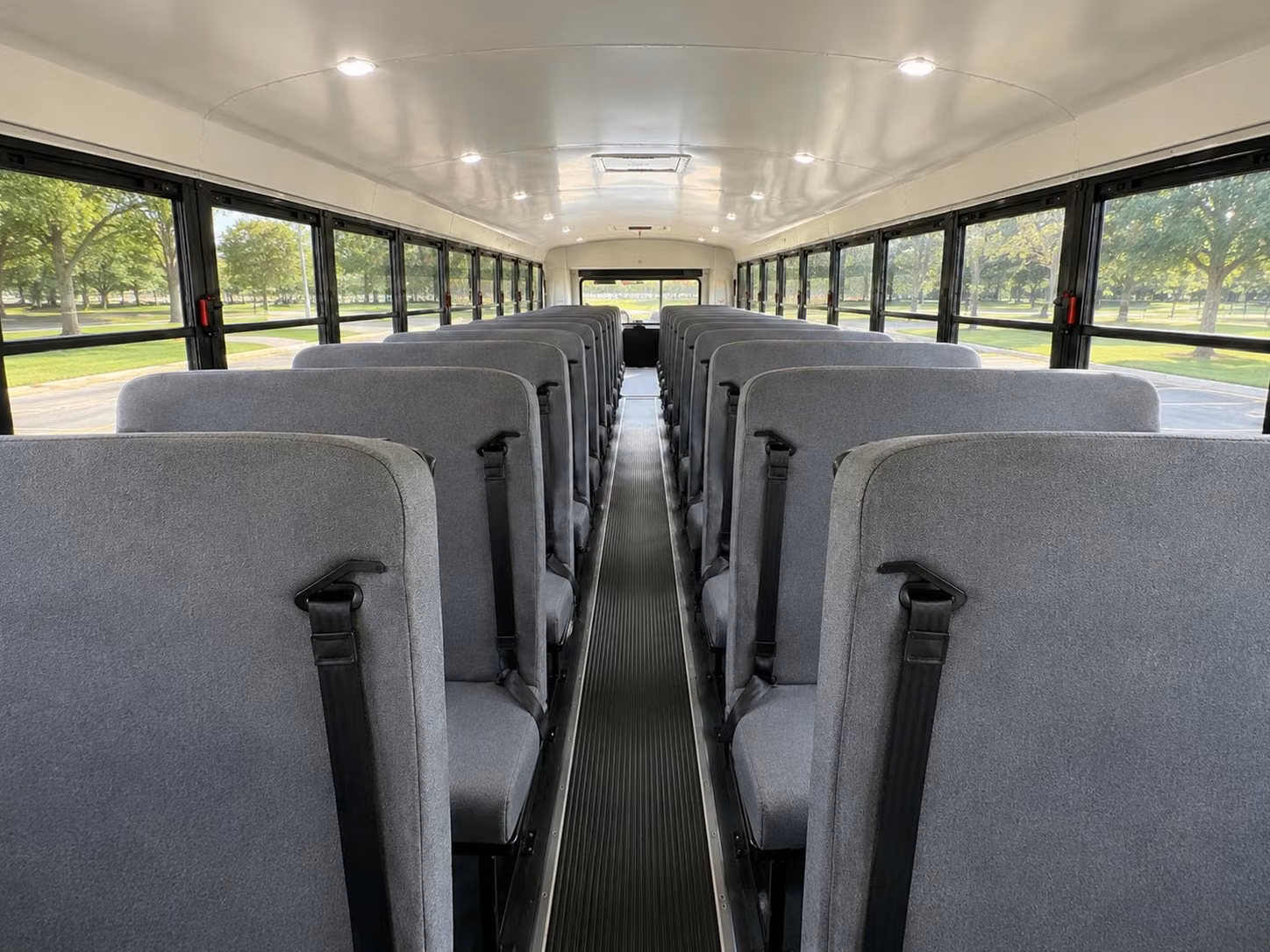 school bus interior