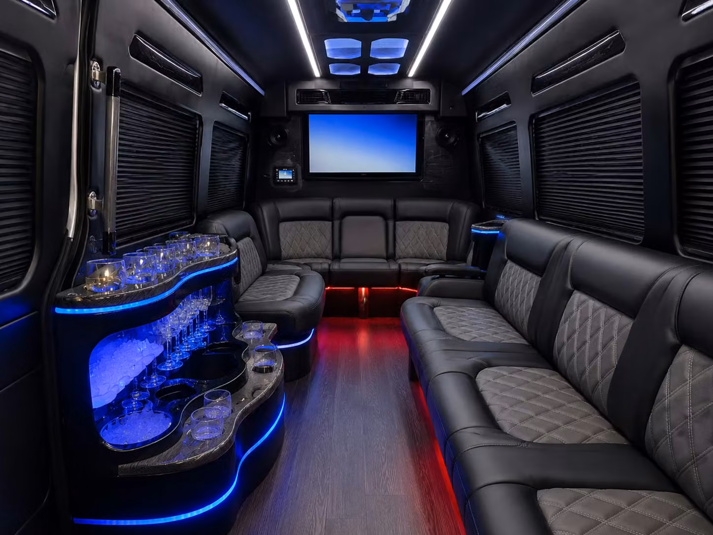 sprinter limousine inside